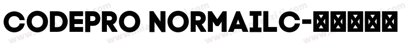 CodePro NormaILC字体转换